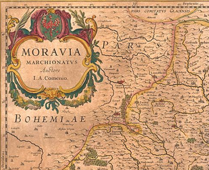 mapa moraviaa