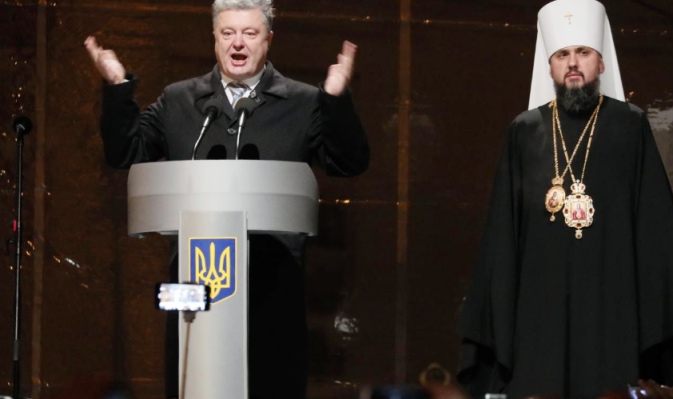 Prezident Porošenko vyhlásil založení nové pravoslavné církve nezávislé na Rusku
