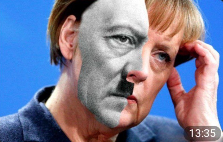 hitler-merkel