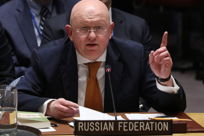 Neonacisté uvrhli Ukrajinu do humanitární krize, řekl vyslanec Ruska při OSN