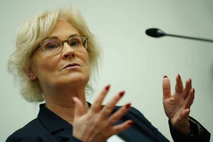 German Defence Minister Christine Lambrecht